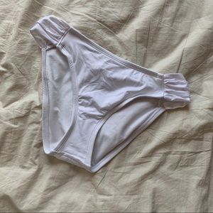 COPY - White Ruffle Rippled Bikini Bottoms